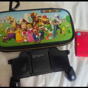 Super Mario Nintendo Switch Case and Controller